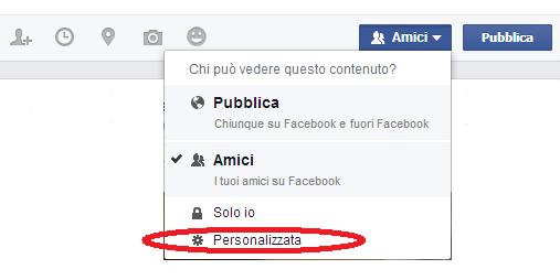 come impostare privacy post facebook 5