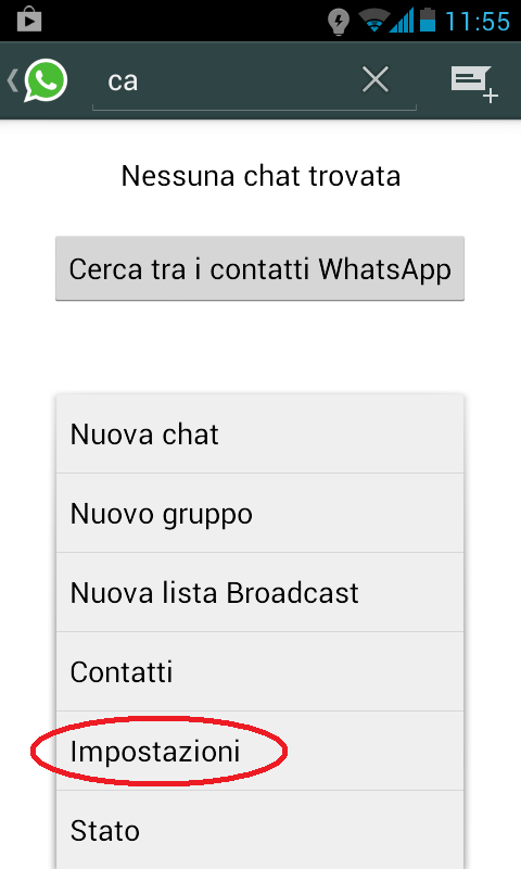 come pagare whatsapp amico 1