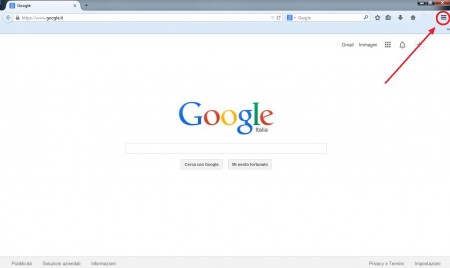 impostare google pagina iniziale 1